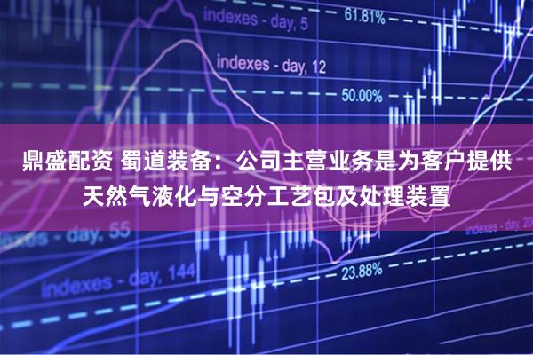 鼎盛配资 蜀道装备：公司主营业务是为客户提供天然气液化与空分工艺包及处理装置