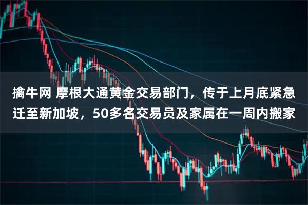 擒牛网 摩根大通黄金交易部门，传于上月底紧急迁至新加坡，50多名交易员及家属在一周内搬家